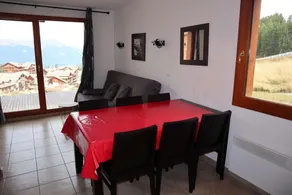 Pied des pistes de ski, piscine, sauna, hammam, terrasse, balcon, casier à ski, 43m², Les Orres - Image 5