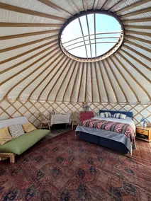 Cai Yurt bespoke yurt with Outdoor Shower - Image 4