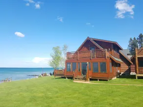 Stræder af Mackinaw bjælkehytte. Spektakulær udsigt over Mackinac Island! Kajakker inkl - Image 5