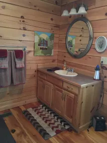Light-Filled Log Home, 4 Wooded Acres, & Lake Access.  The water is 0.4 mi away. - Image 3
