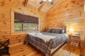 Secluded 2-BD cabin, tranquil mountain setting. Hot Tub Gazebo! Wood fireplace. - Image 4