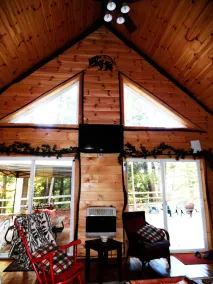 \"Your Neck of the Woods\" Cabin Rental: Peaceful Get-away Overlooking Fish Creek - Image 2
