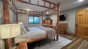 Log Bear Den at Dancing Pines Retreat • A Luxury Log Home & Pet Friendly. - Image 3