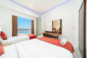 Grande aprt Dubaï Jbr plage à pied vue mer et roue - Image 5