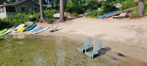 Adorable cottage set among tall pines with sandy beach -only .5  mile from town. - Image 5