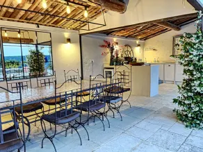 Exclusive 16 beds property, 7 AC rooms, tennis, heated pool, top view... & Chef! - Image 2