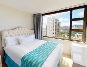 Waikiki Banyan High Level Condo with Private Lanai condo - Image 5