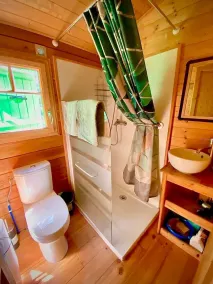 A wooden caravan at Domaine de la Morétie - Image 2