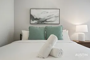 West Campus Accommodations Pool and King Bedrooms - Image 5