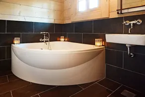 Beautiful luxury log cabin. Two private terrasses. Open fireplace. Pet friendly - Image 3