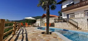 Blue Room at Villa Bora Bed & Breakfast near Moscenicka Draga - Image 3
