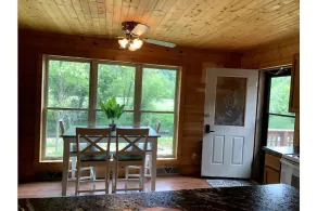 Timber Coulee Creek in backyard, king size bed, grill on deck,  large garage. - Image 5