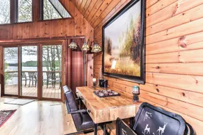 Gorgeous large lakefront home with firepit and a private dock! - Image 5