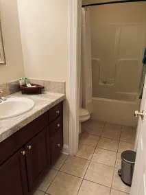 Private, safe, quiet, 2 bedrooms, spacious living room, kitchenette & study area - Image 2