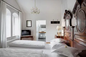 Apartamento 'Villa Bergmann Turm Suite' con vistas a la montaña, terraza compartida y Wi-Fi - Image 4