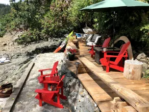 Estúdio frente à praia em Maple Bay, a poucos passos de seu próprio pátio privado de praia - Image 4