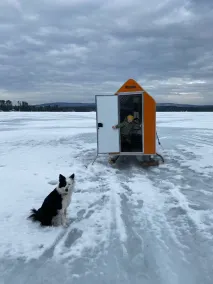 Winter Lakefront Cabin on Great Pond, Hot Tub - Image 4