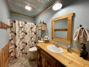 Secluded lakeside cabin, with a salt water pool & hot tub, on 25 acres! - Image 4