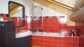 LUKSUSKALET I LOGGER NEDFULDT SYDPANORAMISK UDSIGT JACUZZI SAUNA - Image 3