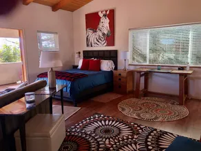 PRIVATE STUDIO WITH LARGE DECK, OCEAN & MOUNTAIN VIEWS. TWO MILE TO BEACH. - Image 2