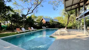 Five Bungalows, Swimming Pool and Amenities Amidst a Beachfront Forest. - Image 5