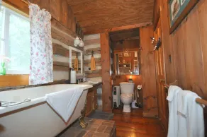 Pondview Cabin - Rustic Log Style Home, Grill, Wifi, Screen Porch, Trail, View, Pond Access, King Bed - Image 2