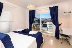 Hulya Evi is a modern 2 bed duplex maisonette type villa with stunning sea views - Image 5