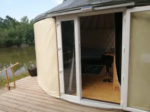 Contemporary yurt on the edge of a pond (fishing) ALL NEW - Image 5
