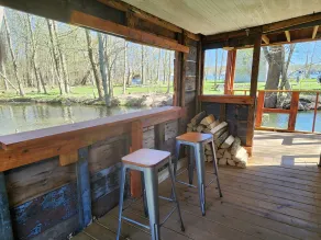 Creek Side Cottage with Lake Views, Lake Access, Dock and Secluded Yard - Image 3