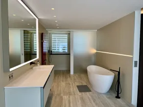 First line sea designer villa with pool - First line sea villa at bay Pollensa - Image 2