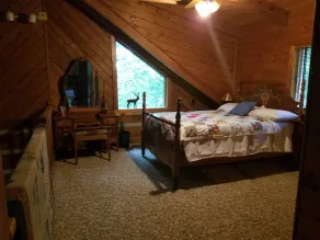 Charming Log Home with Pond on 27 Acres with Mountain Views - Image 3