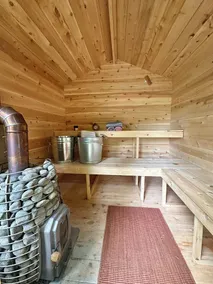 RED CAMP Catkills Riverfront Cabin + Sauna on West Branch of the Delaware River - Image 2