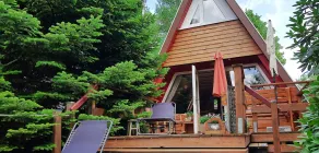 Entire cabin close to the lake with private whirlpool, sauna and fireplace. Fenced. Hütte41 - Image 5