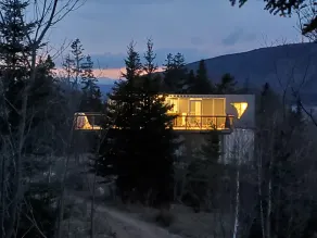 Eagles Nest Converted Shipping Container at Sally's Brook Wilderness Cabins - Image 5