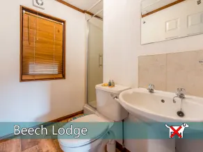 Beech Lodge-Lodge-Salle de bain privée - Image 3