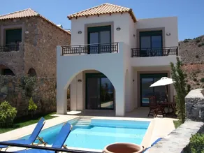 Elounda, private pool, near beach and shops, stunning views facing the sea - Image 5