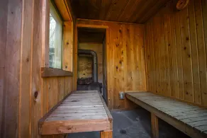 The Big Rock, Hot Tub, Wood Sauna Private Lake, Hiking Nature’s retreat sleeps 2 - Image 4