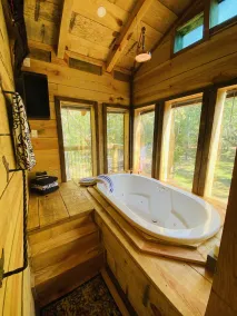1 bed 1 bath Treehouse called the Firetower - Image 3