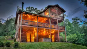 Cabin with 3 bedrooms, game room, sunrise & mountain views! - Image 5