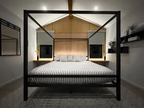 open airy custom designed home - 2kings - sleeps 14 - Image 4