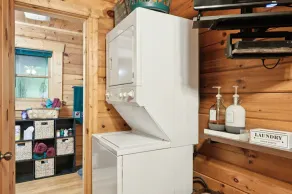Cozy Creekside Cabin With Wraparound Porch 1 Bedroom Home - Image 4