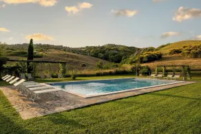 PODERE COLLELUNGO 14 + 1 sover, villa med privat pool til eksklusiv brug! - Image 1