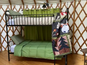 Andelyn Farm Moose Lodge Yurt. A Unique Glamping Experience in Up-State New York - Image 3