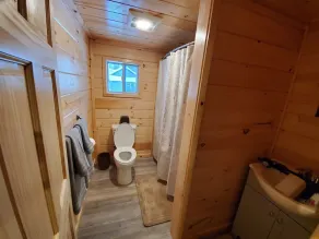  Custom built tiny home/cabin in Jackman WITH DIRECT TRAIL ACCESS ON POWERSPORTS - Image 2