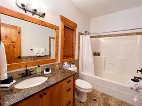Discover mountain serenity at its finest in our stunning home, complete with a soothing hot tub. - Image 3