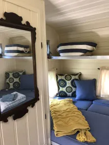 Glamping with sheep in a renovated 1972 Ace camper on 48 acres - Image 2