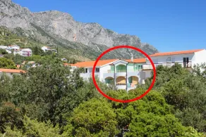 Apartamento de una habitación con balcón y vista al mar Podaca, Makarska (A-11274-c) - Image 4