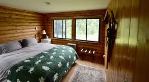 VT Log Cabin,NEK,St. J,Snowmobiling, East Burke, Mountain Bike,Pond View - Image 5