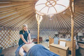 BOLLINGER Luxury Heated Yurt with Private Hot Tub - Image 2