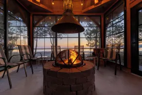 Bois Blanc Island Lighthouse Home. Iconic Sunset Views of the Mackinac Bridge! - Image 2